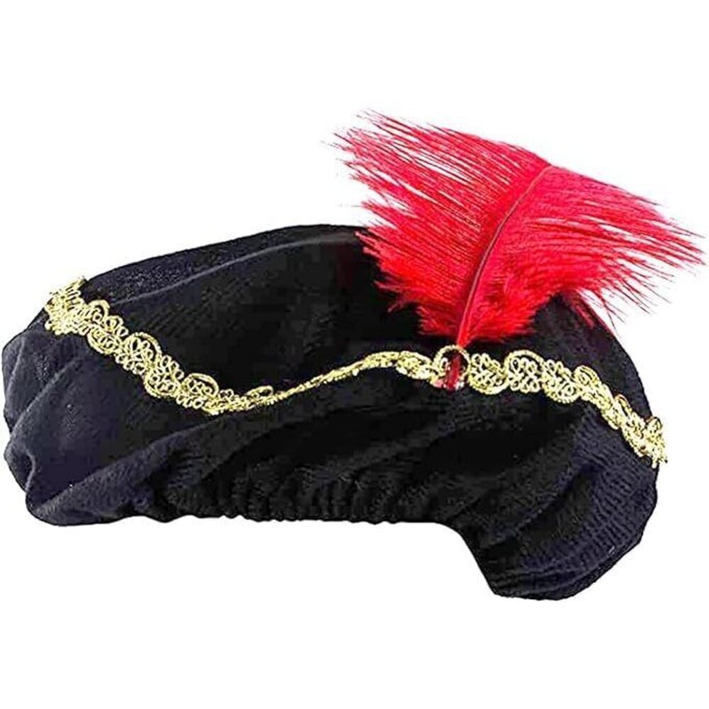 1656 Medieval Hat With Beard, Medieval Renaissance Hat View 3